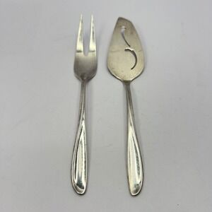 Holmes & Edwards Serving Party Set Silverplate DeepSilver 1957 Vtg Midcentury